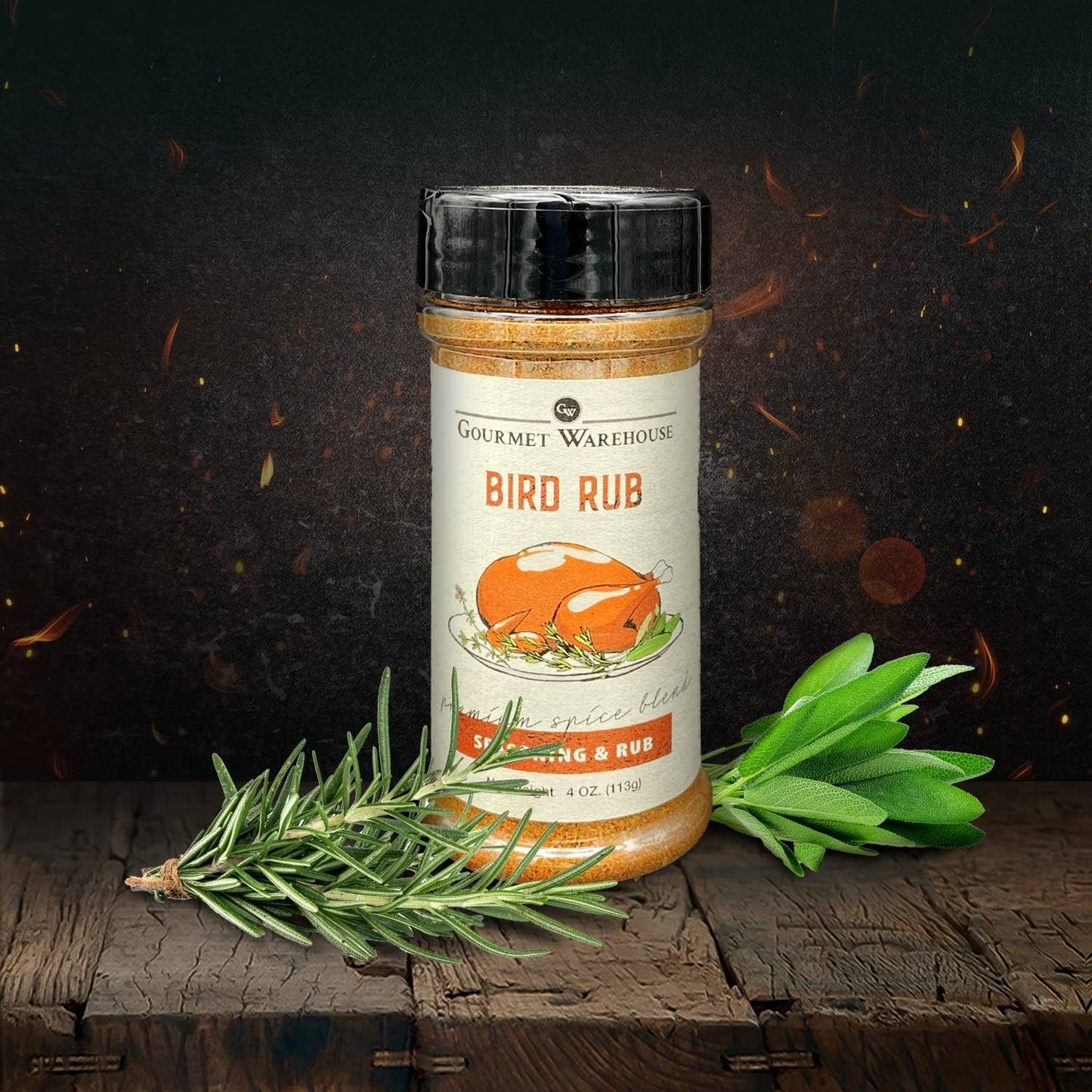 Gourmet Warehouse Bird Rub Poultry Seasoning