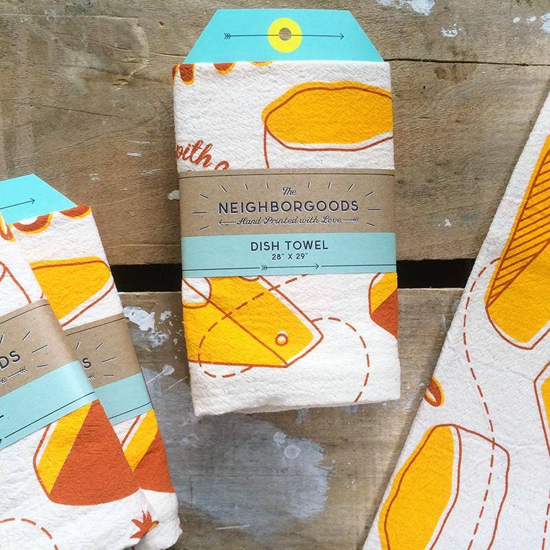 Cheese Plate Dish Towel