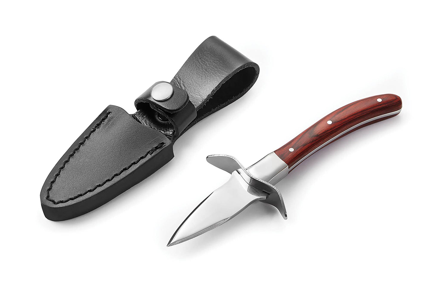 Outset Oyster Knife with Pouch Set, 1.75" x 2.5" x 7.25"