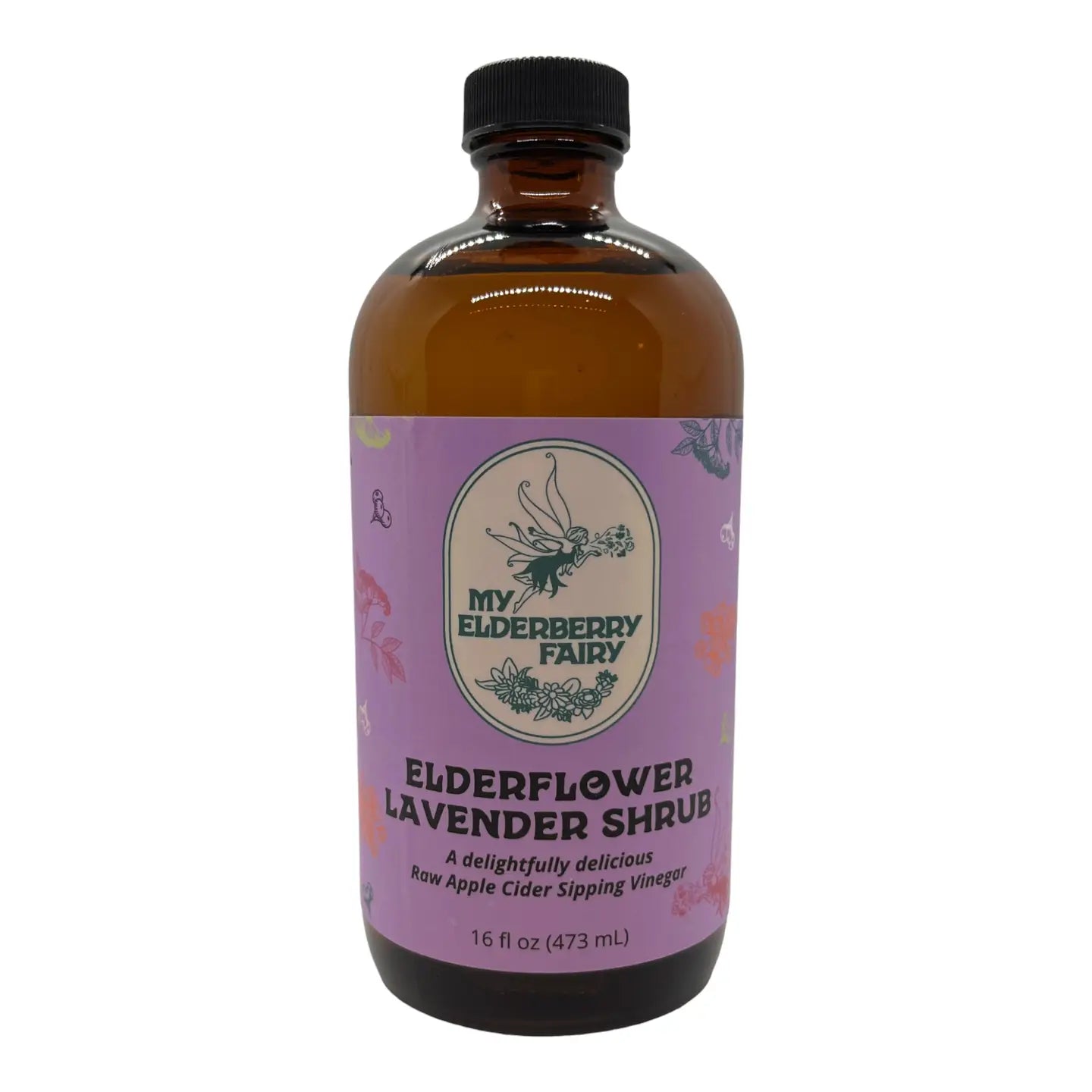 Elderflower lavender shrub 8 oz