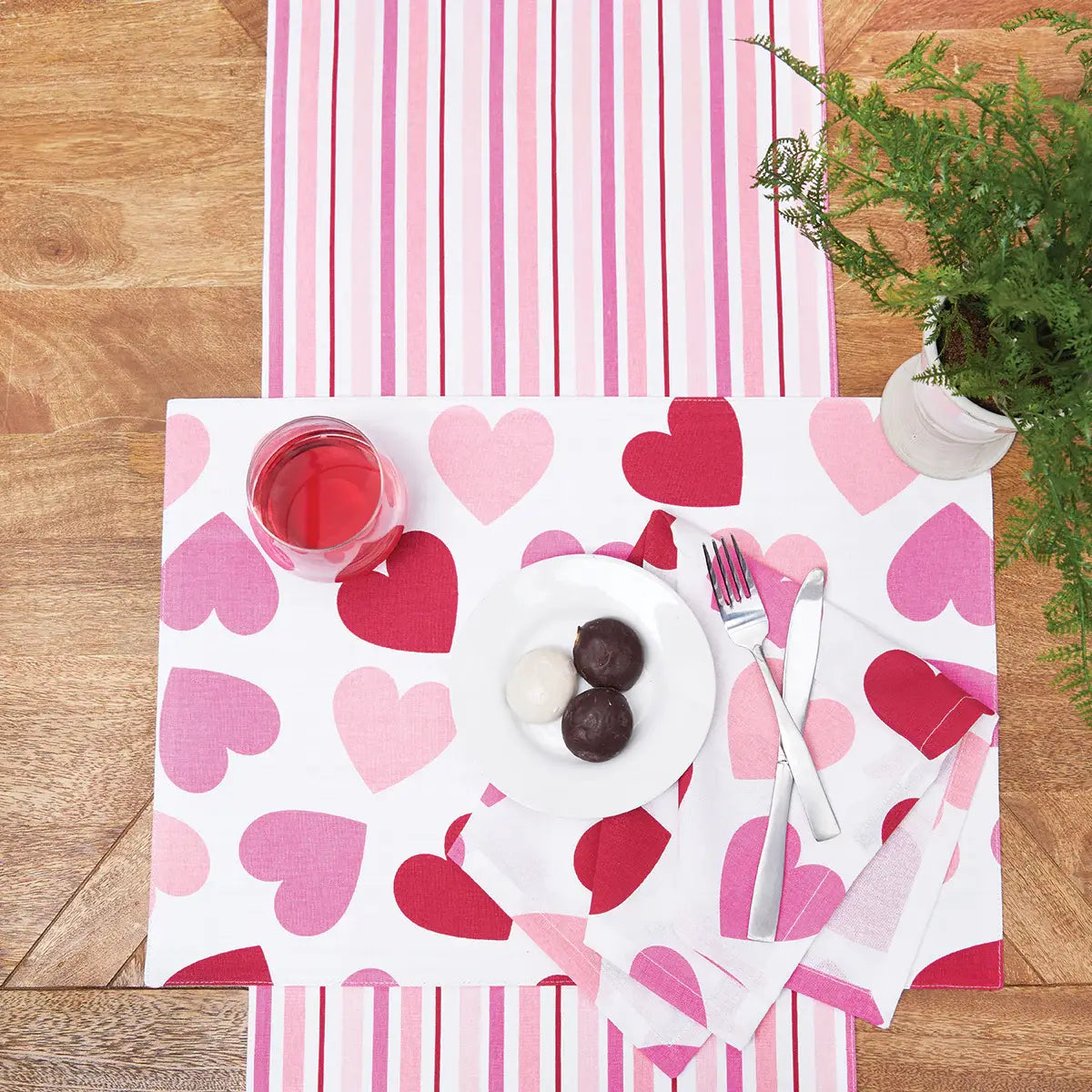 Valentine's Day Hearts Napkin