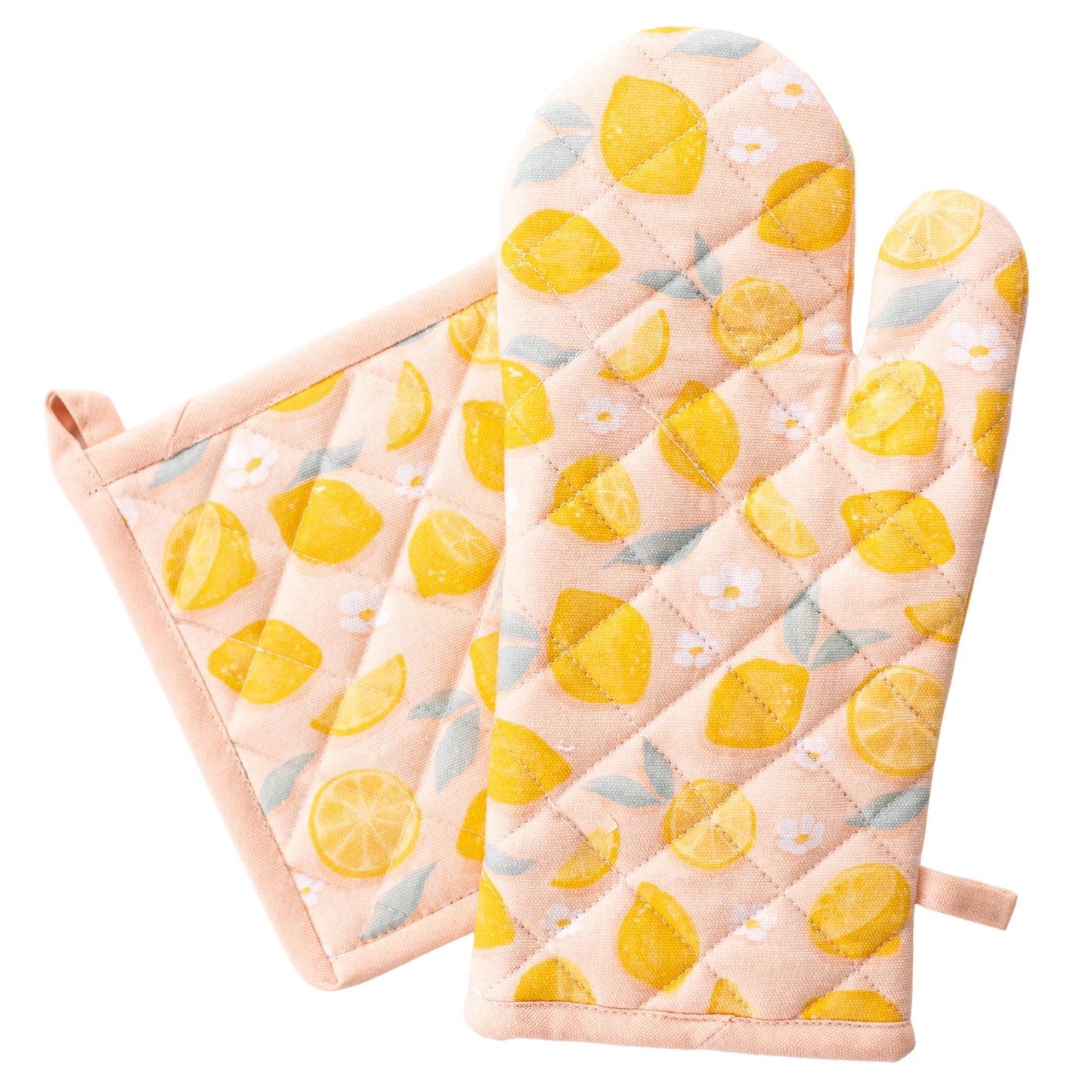 Lemons Oven Mitt Set