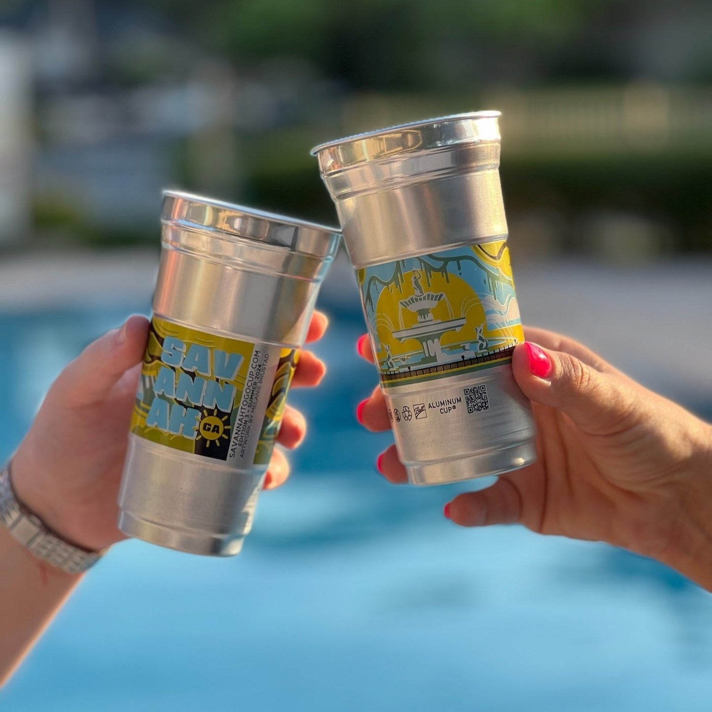 City of Savannah Aluminum To-Go Cups
