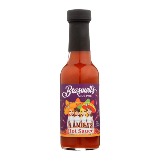 Four Amigas Hot Sauce- Braswell's- Local Brand