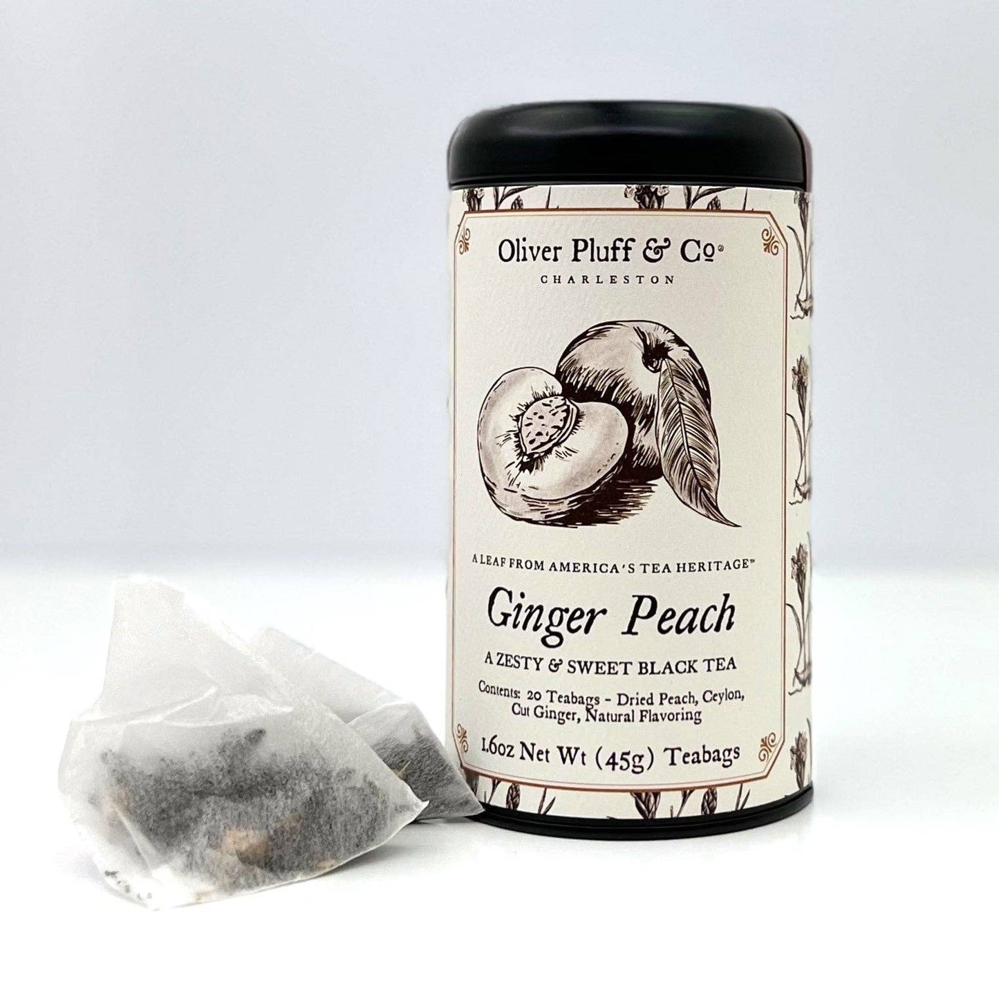 Ginger Peach Tea Tin