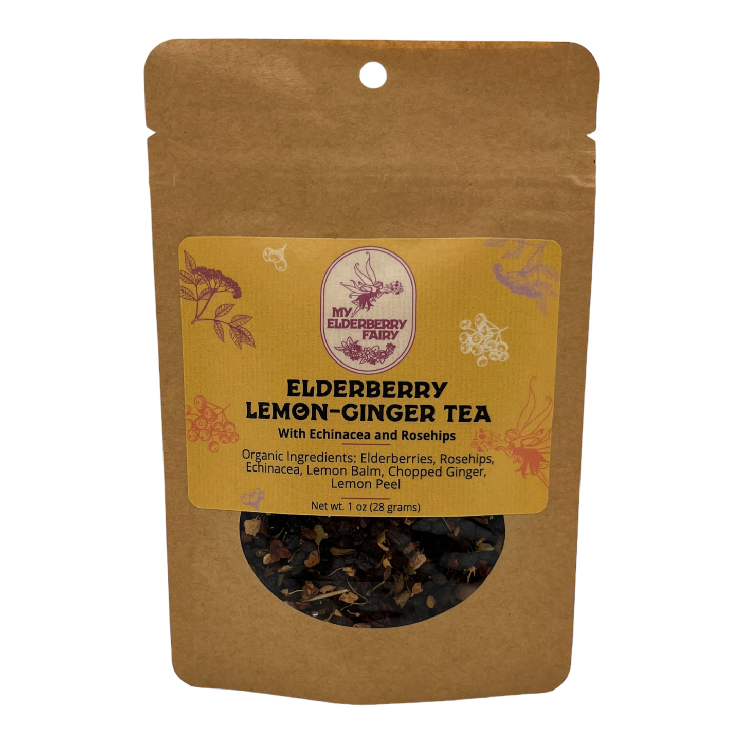 Elderberry Lemon-Ginger Tea