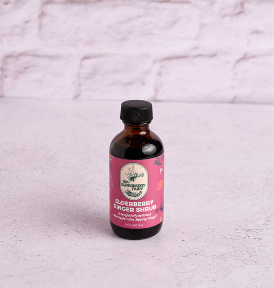 Elderberry Ginger Shrub