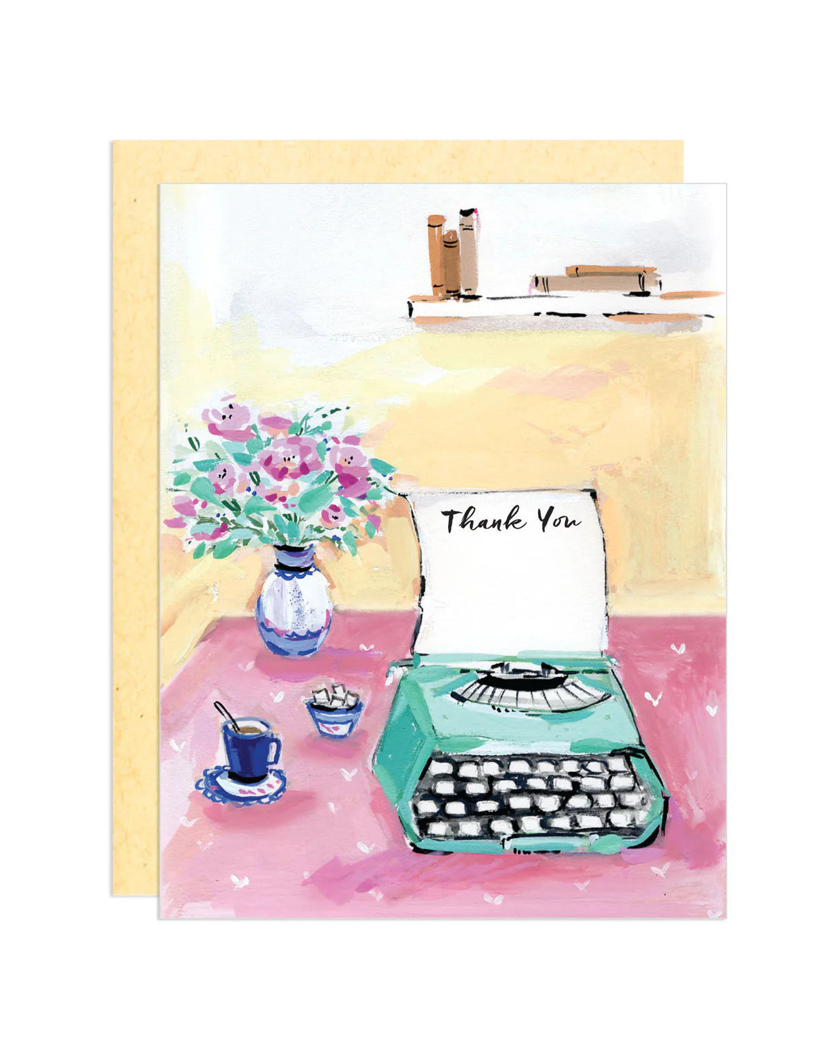 Thank You Typewriter Greeting Card