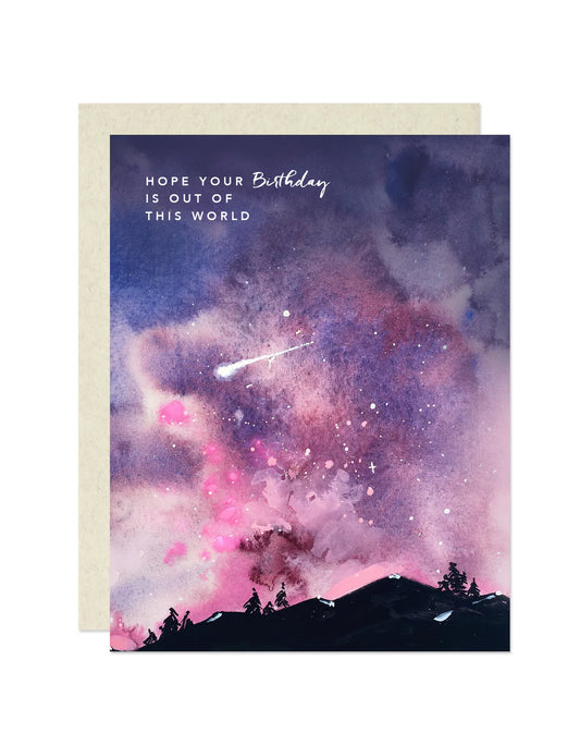 Out of This World Birthday Card