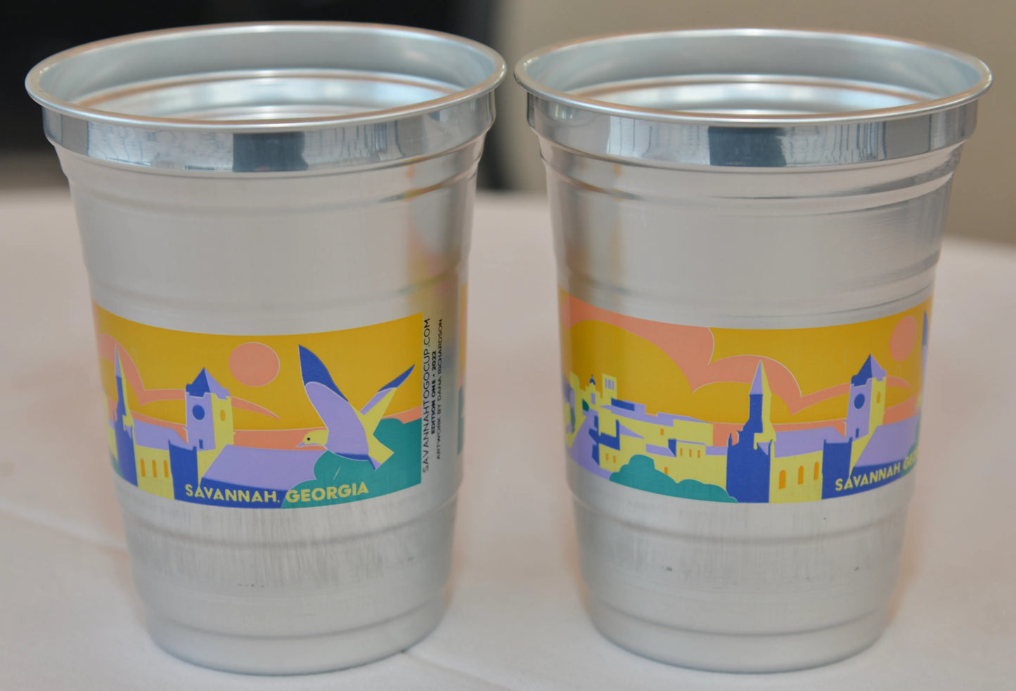 City of Savannah Aluminum To-Go Cups