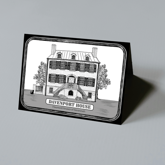 Davenport Haunted House Greeting Card - L. R. Fern - Local Brand