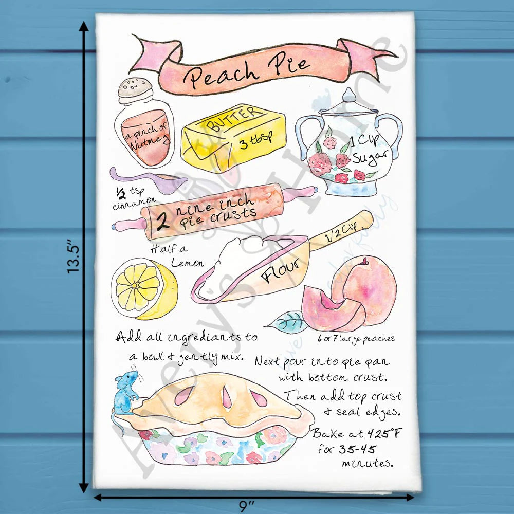 Peach Pie Tea Towel - Avery's Home