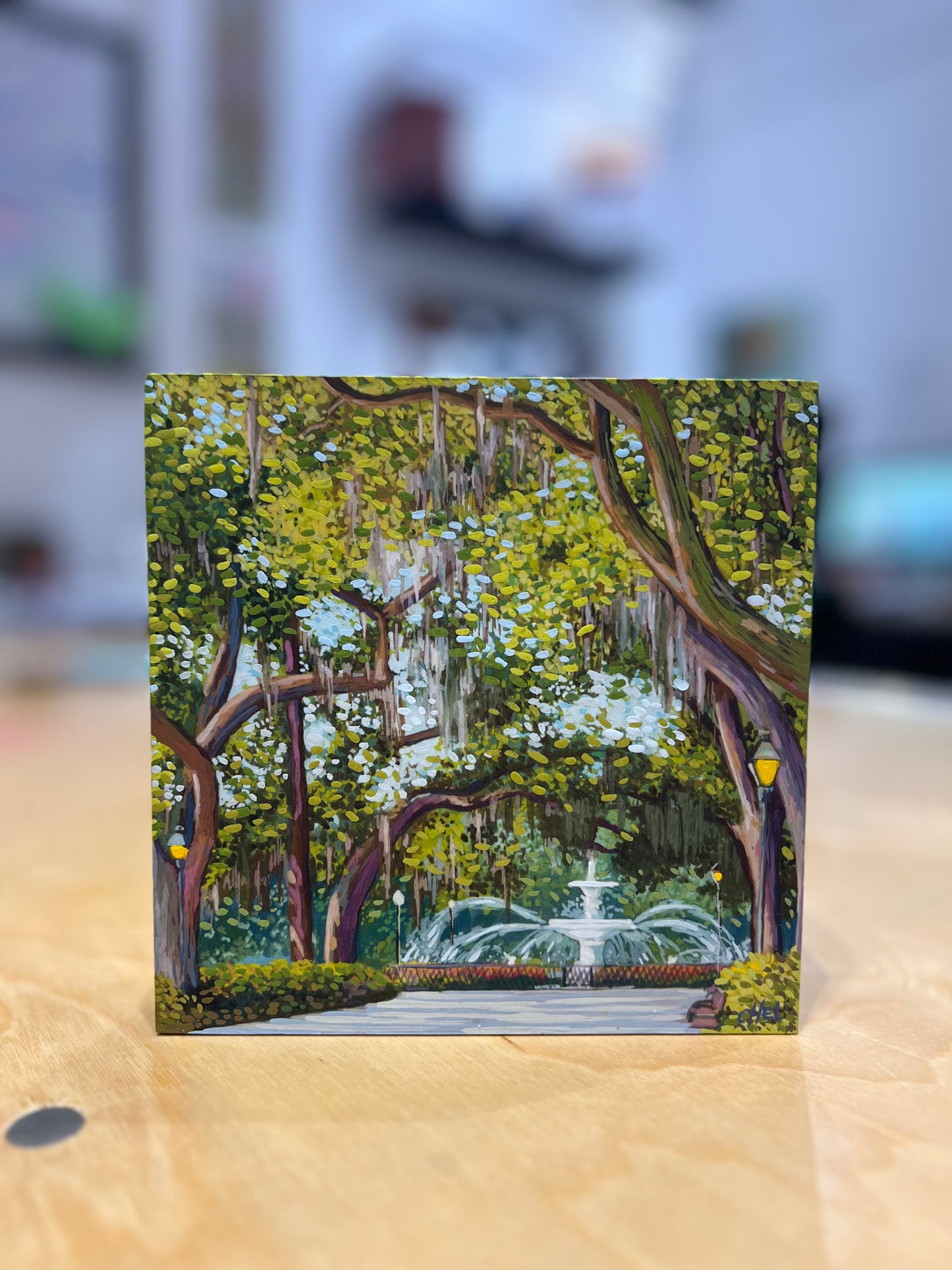 Forsyth Fountain Consignment Giclee