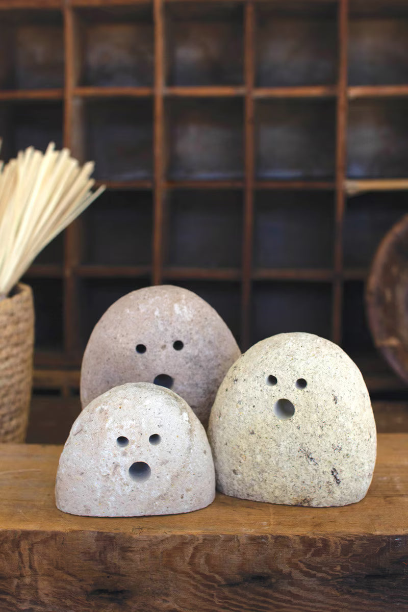 River Rock Ghosts, 3 sizes