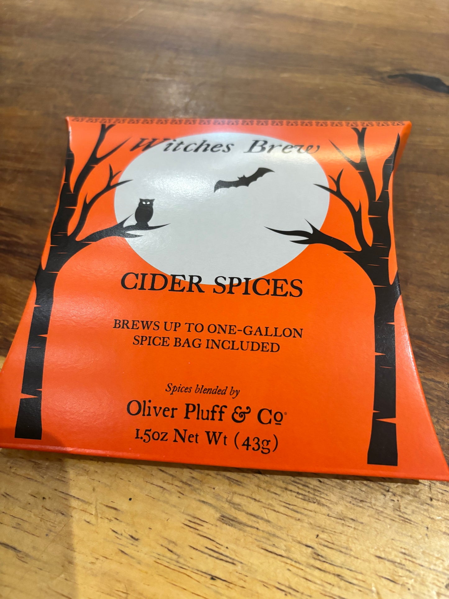 Witches Brew cider spices