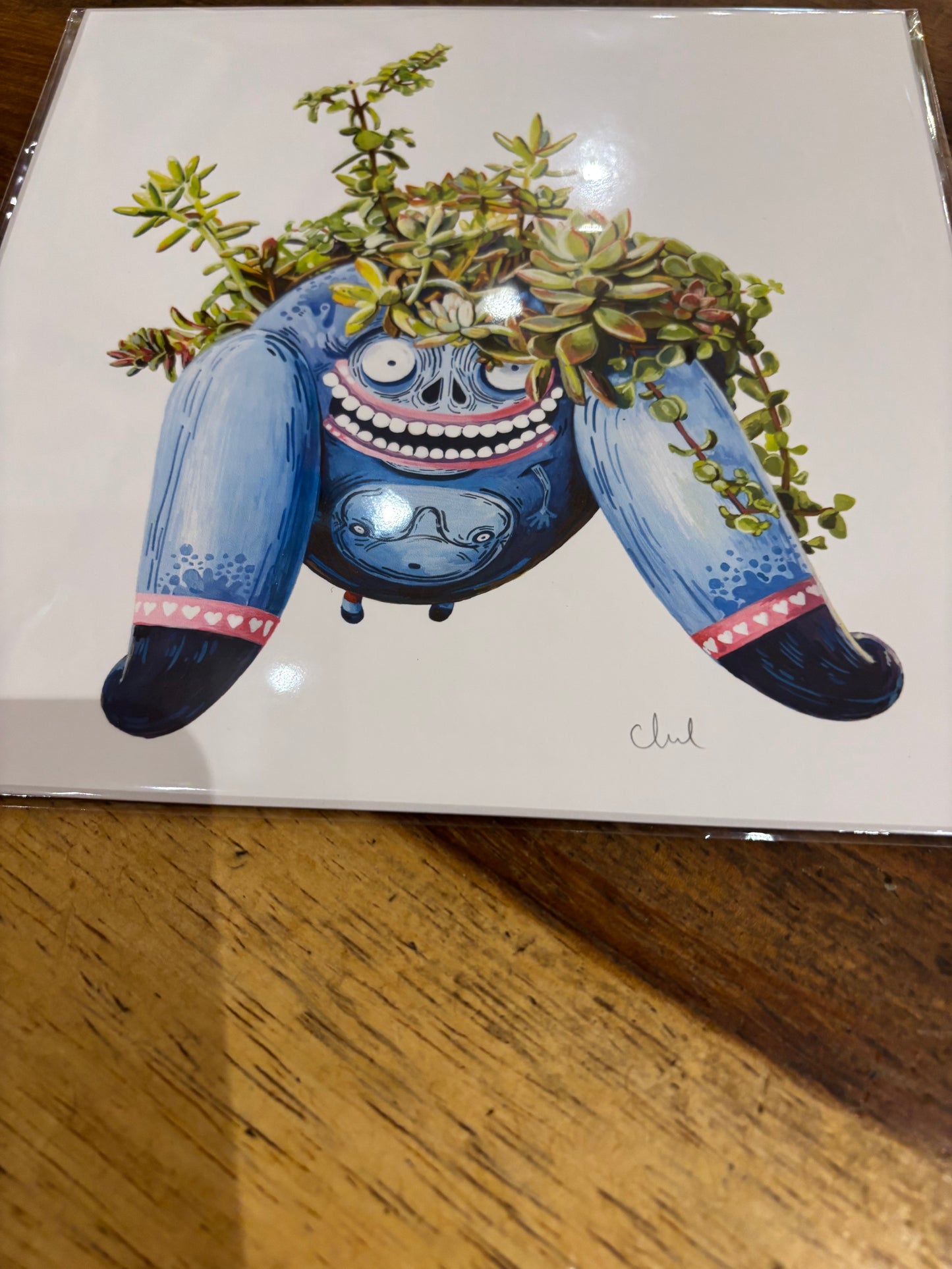 Michelle Perez print Succulent monster