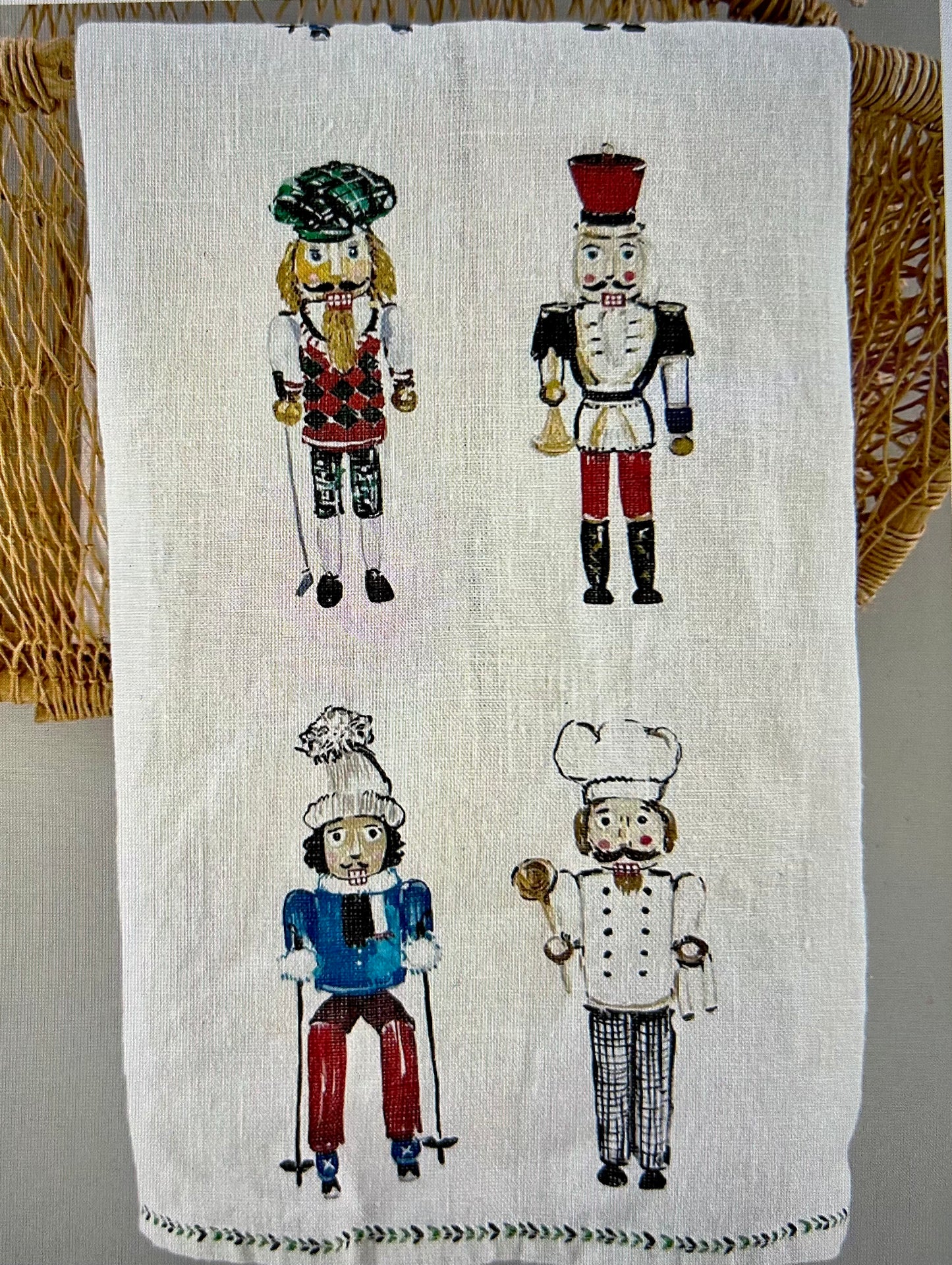 Nutcrackers Kitchen Towel - Darling Lemon - Local Brand