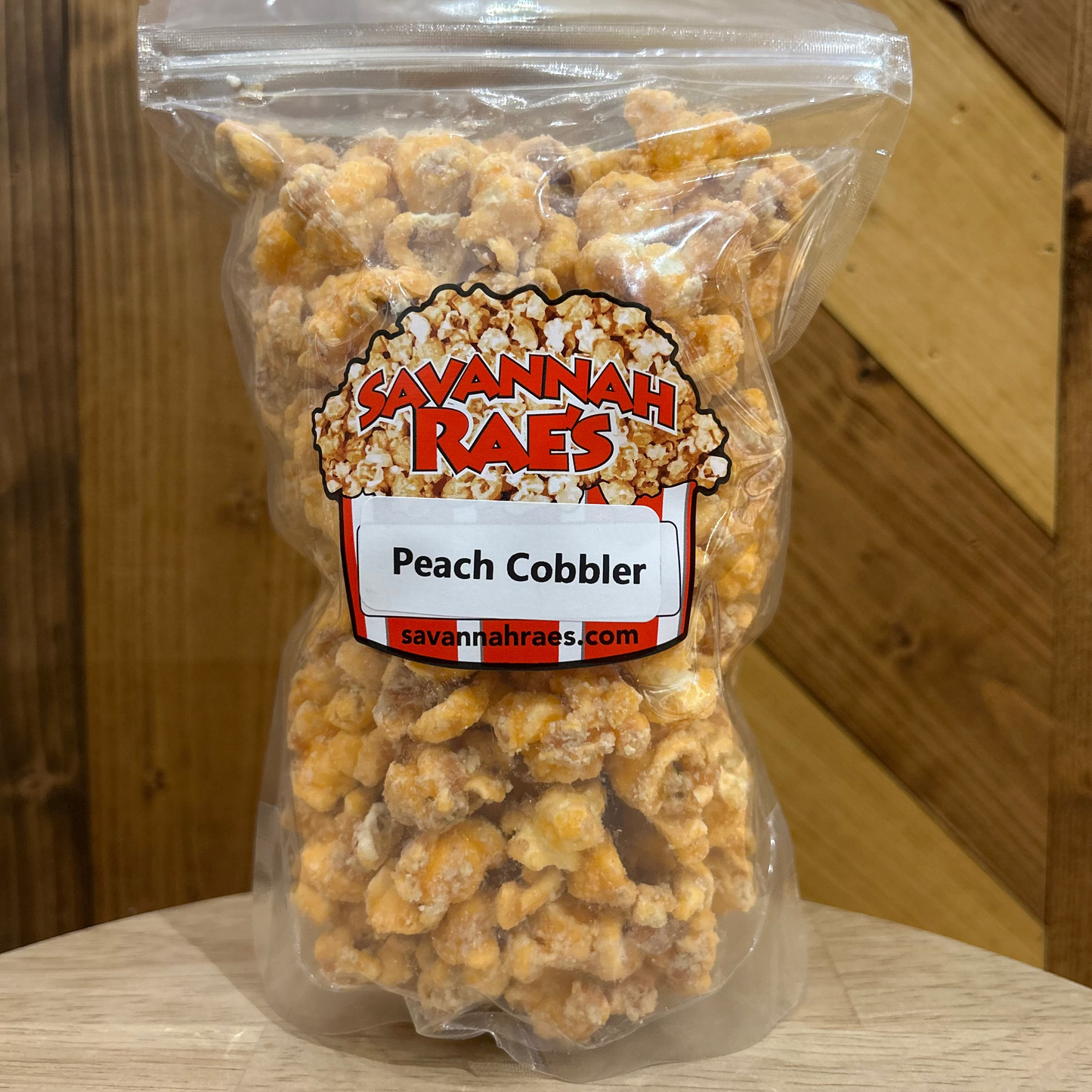 Peach Cobbler Popcorn- Savannah Rae's