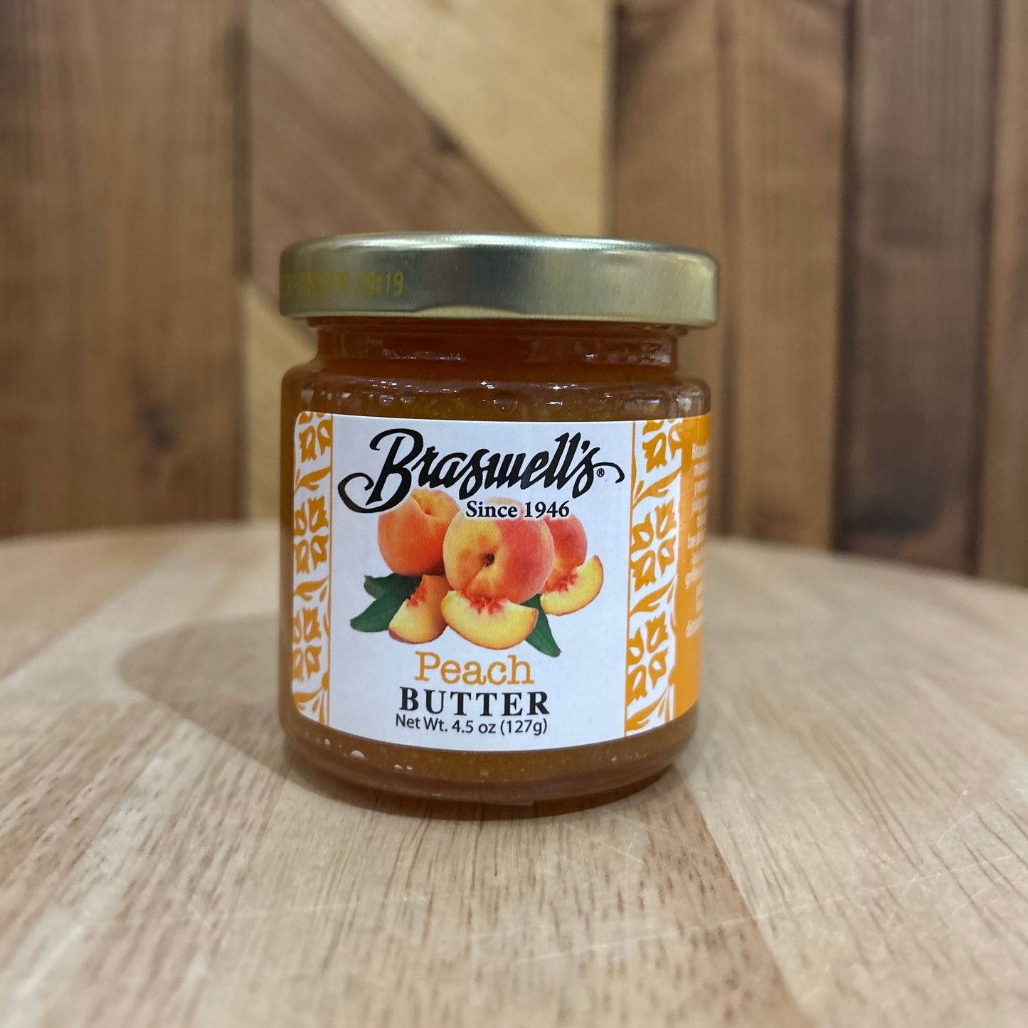 4.5oz Peach Butter- Braswell's- Local Brand