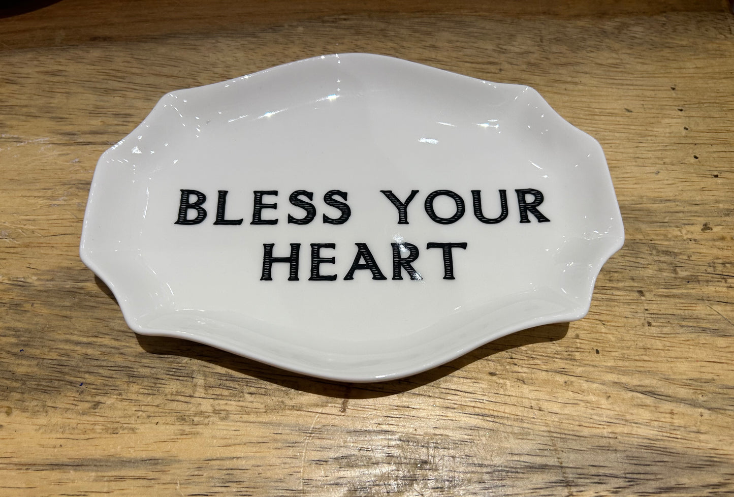 Bless Your Heart Plate