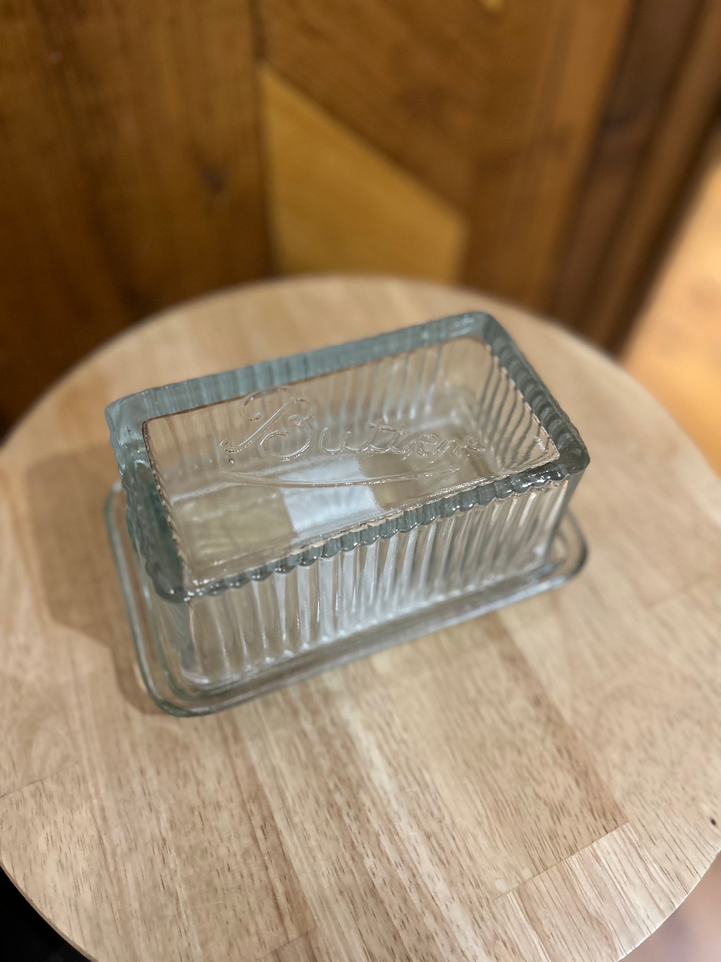 Glass Butter Dish