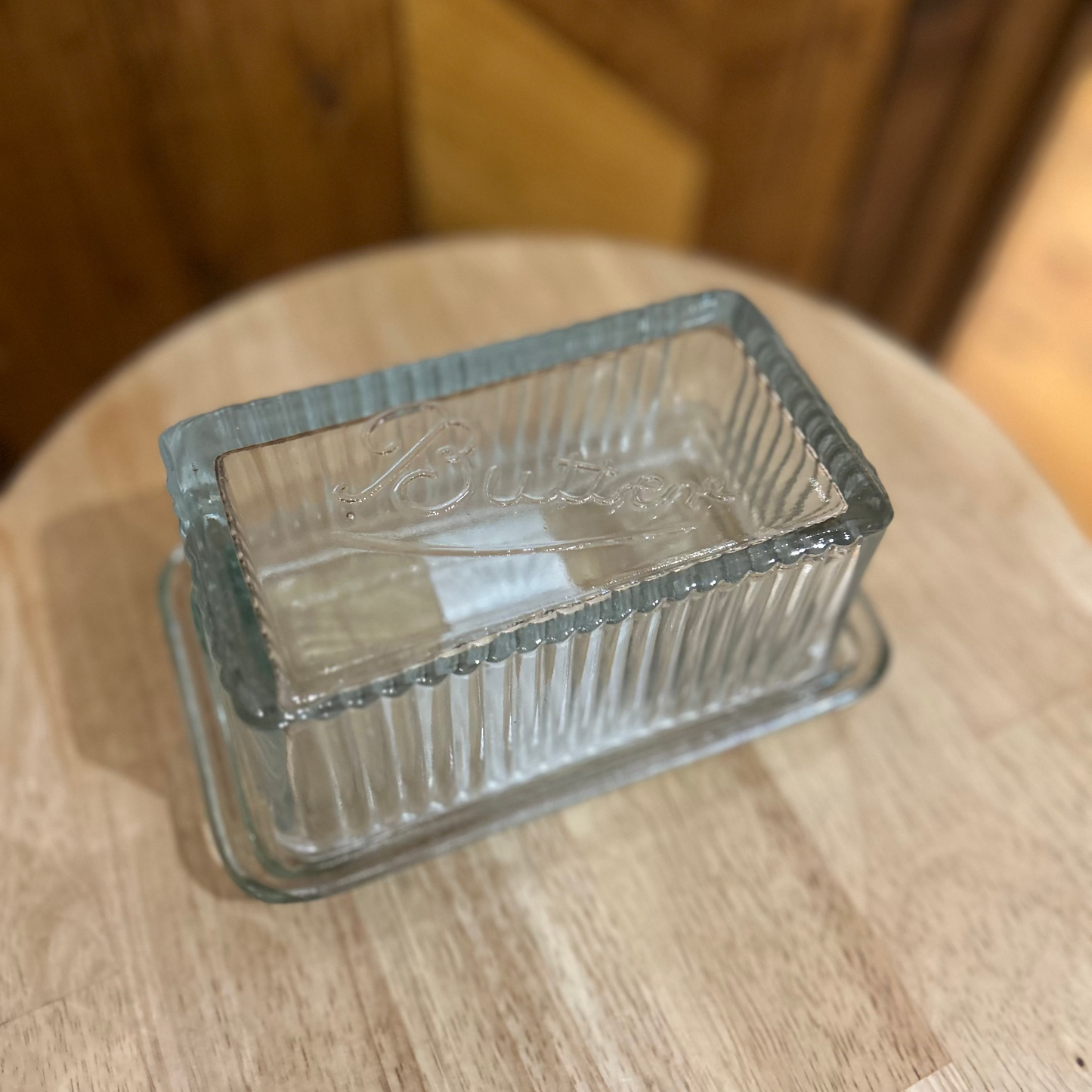 Glass Butter Dish
