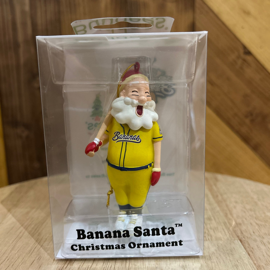 Savannah Bananas Santa Christmas Ornament