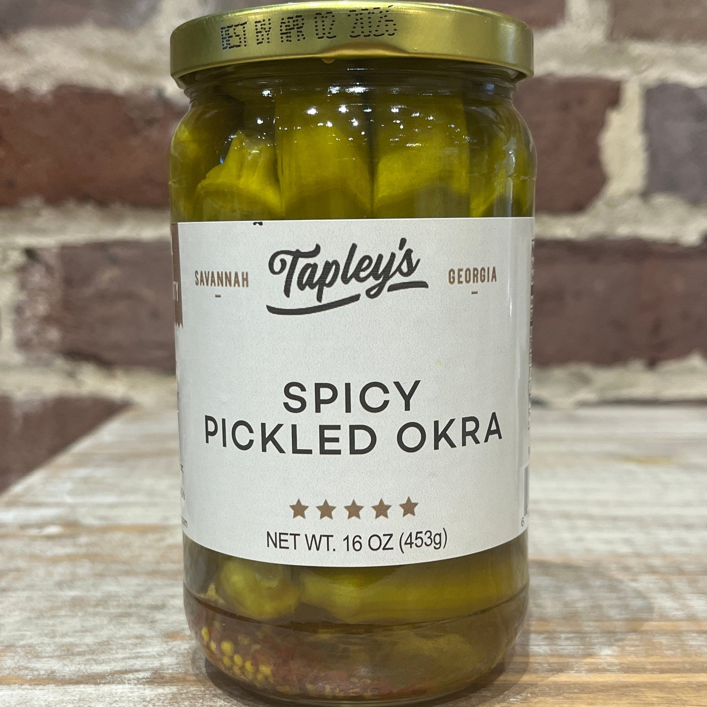 Spicy Pickled Okra - Tapley's - Local Brand
