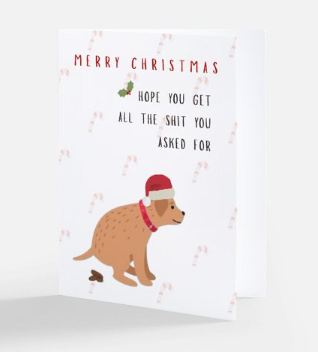 I Hope You Get All the Shit Christmas Card