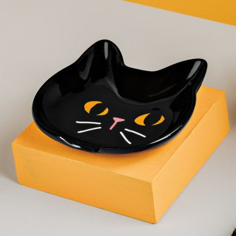 Black Cat Spoon Rest