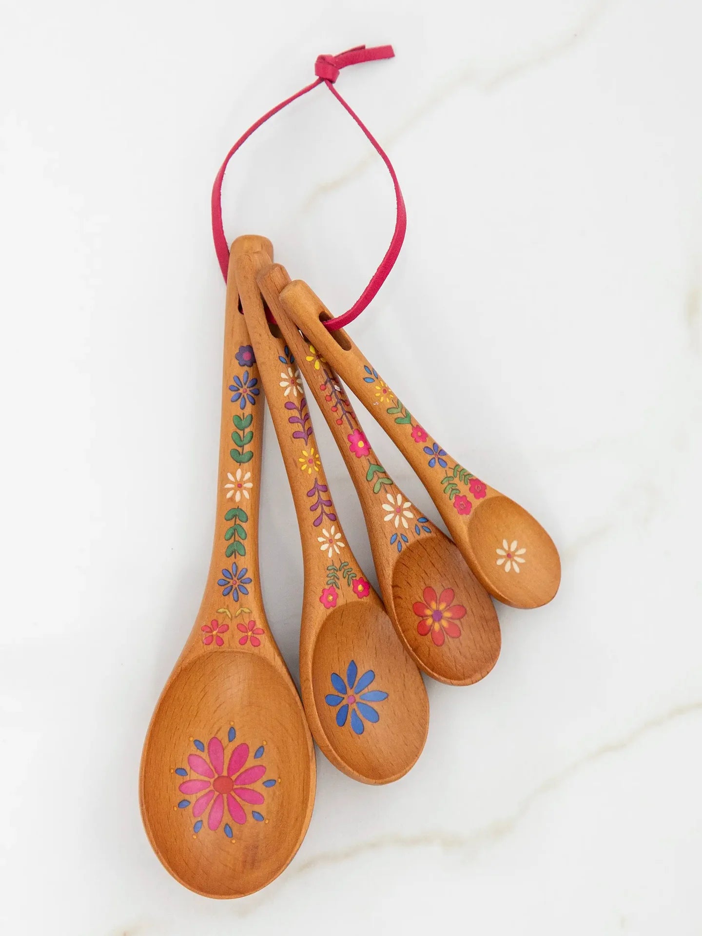 wooden measuring spoons