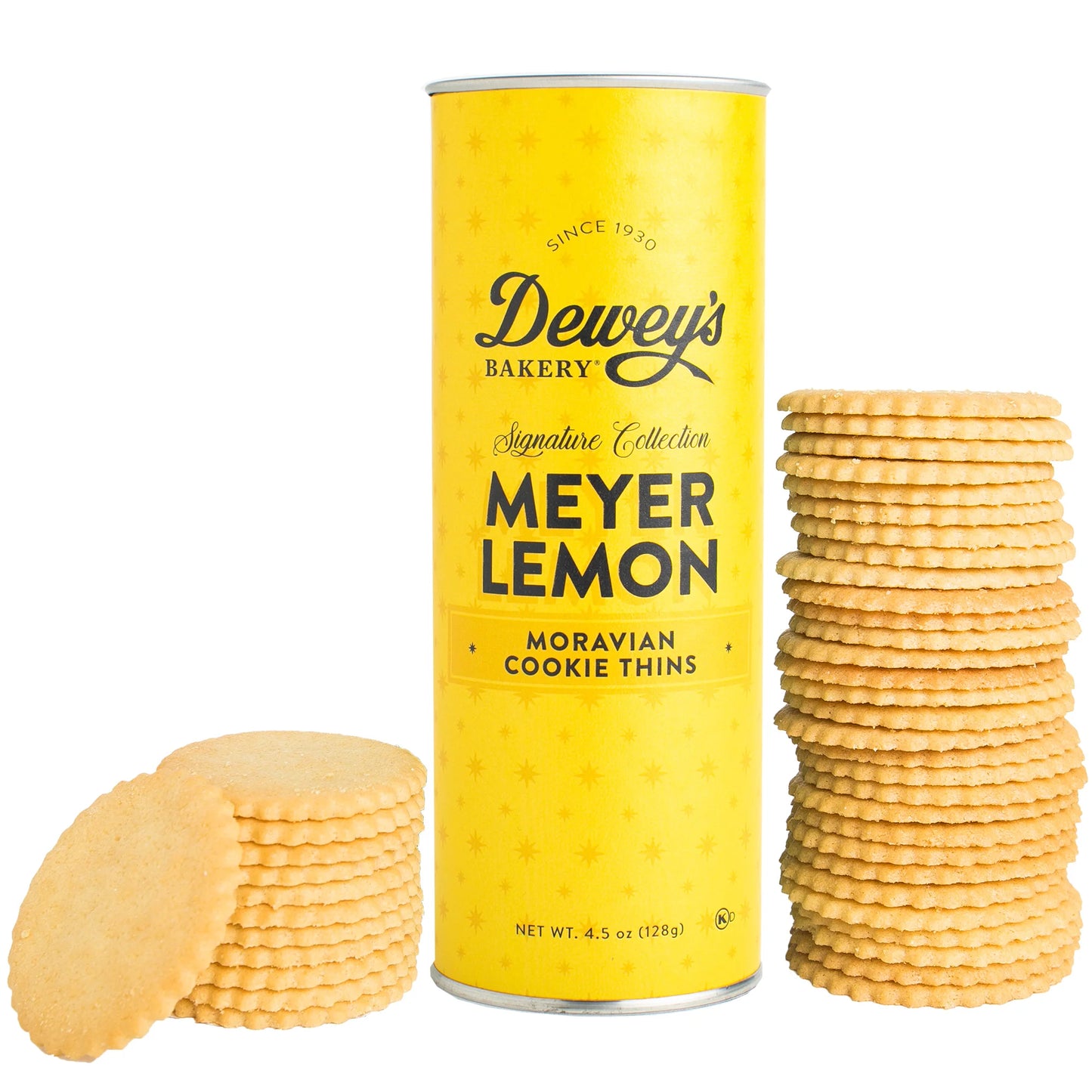 Meyer Lemon Cookies Holiday Tin- Dewey's Bakery