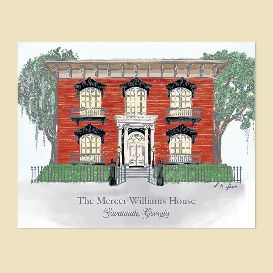 Mercer Williams House Print