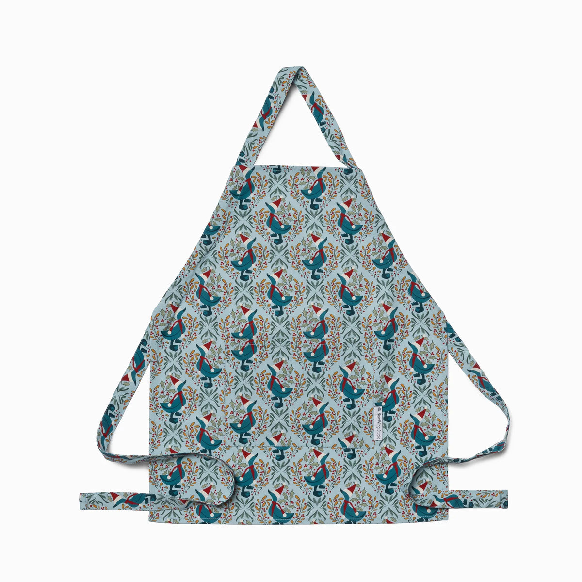Duck the halls child apron