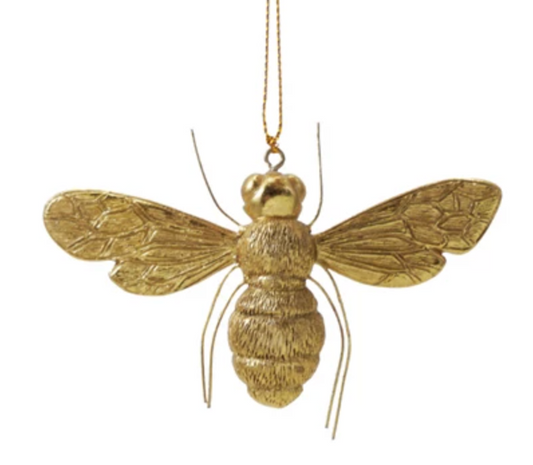 Resin bee ornament