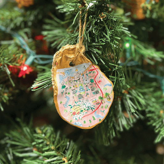 Downtown Watercolor- TrueSouth Oyster Ornaments