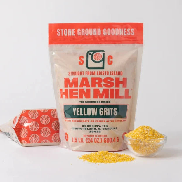 Yellow Stoneground Grits - Marsh Hen Mill - Local Brand