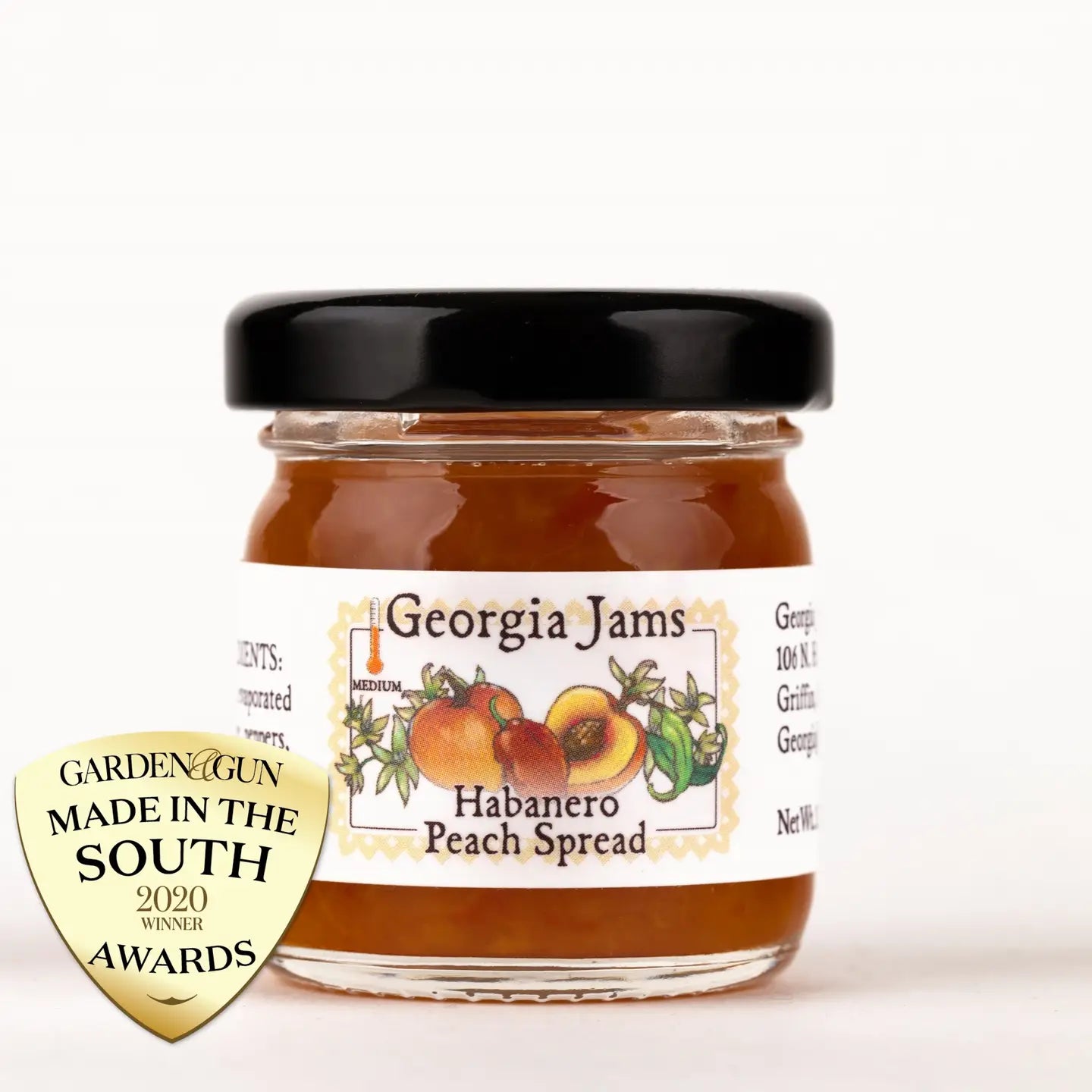 Habanero Peach Jam - 1.25 oz