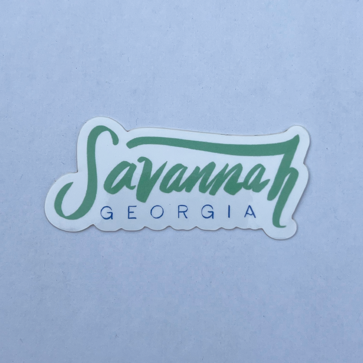 Savannah Script Sticker