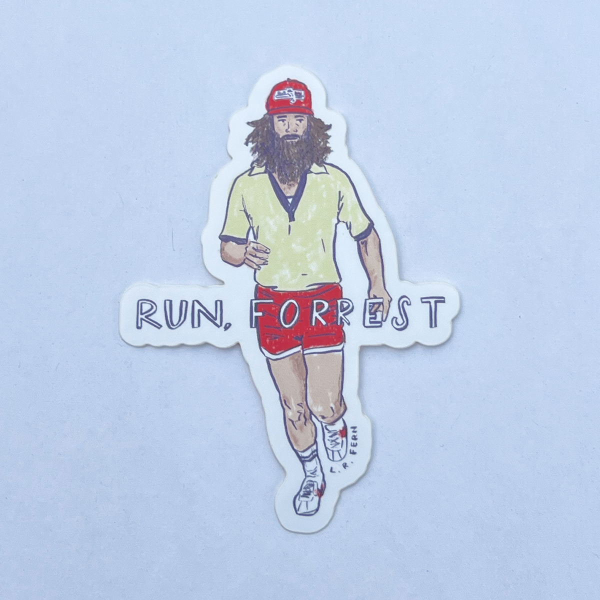 Run, Forrest! Gump Sticker