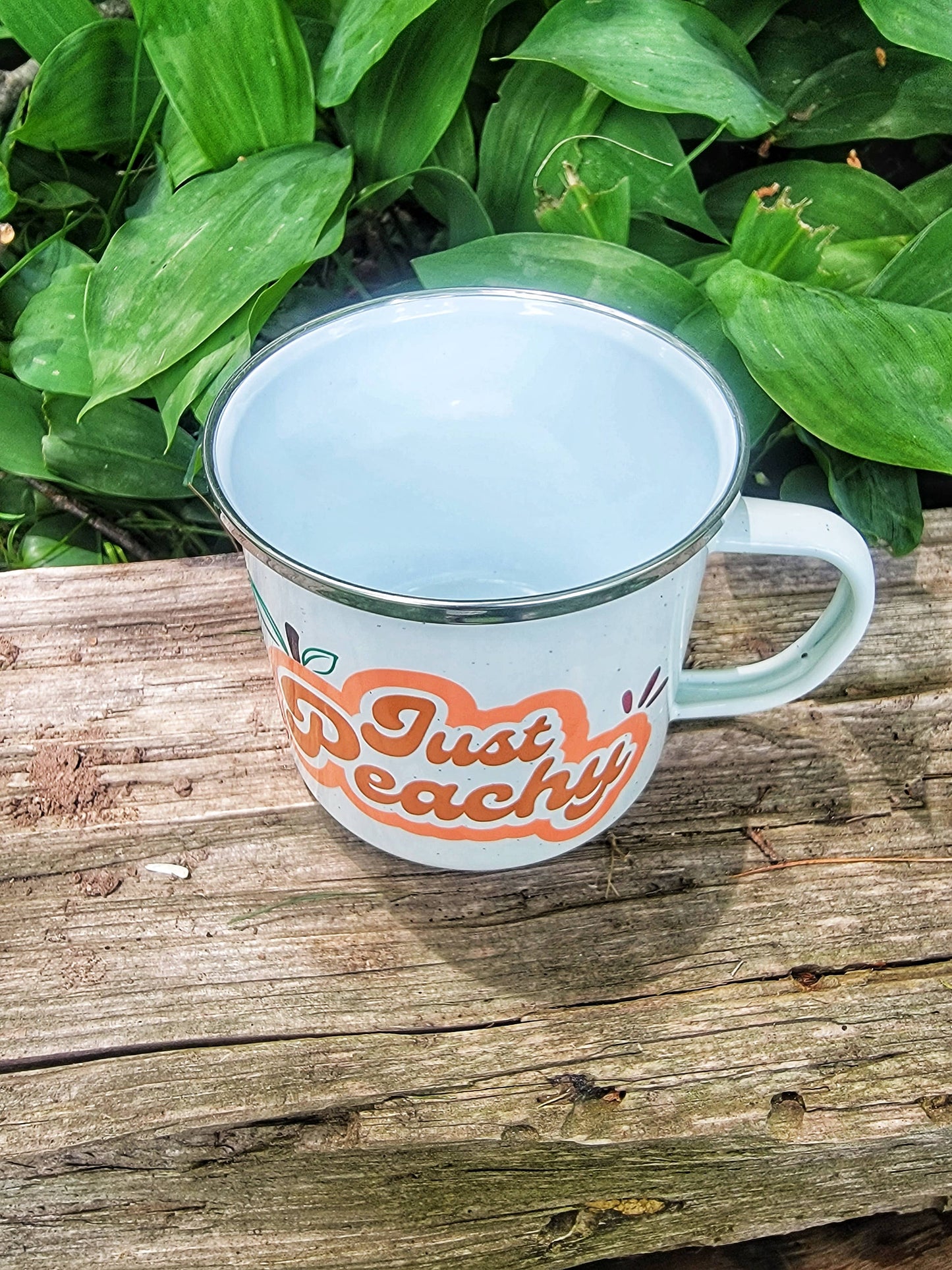 Just Peachy Mug, Peach Coffee Mug, Peach Cup, Georgia Peach