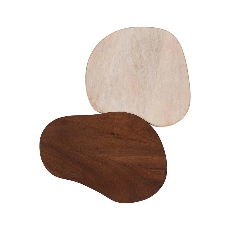 Mango Wood Abstract Cutting/Serving Boards