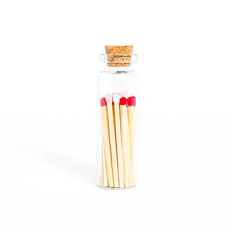 Valentine's Matches in Corked Vial