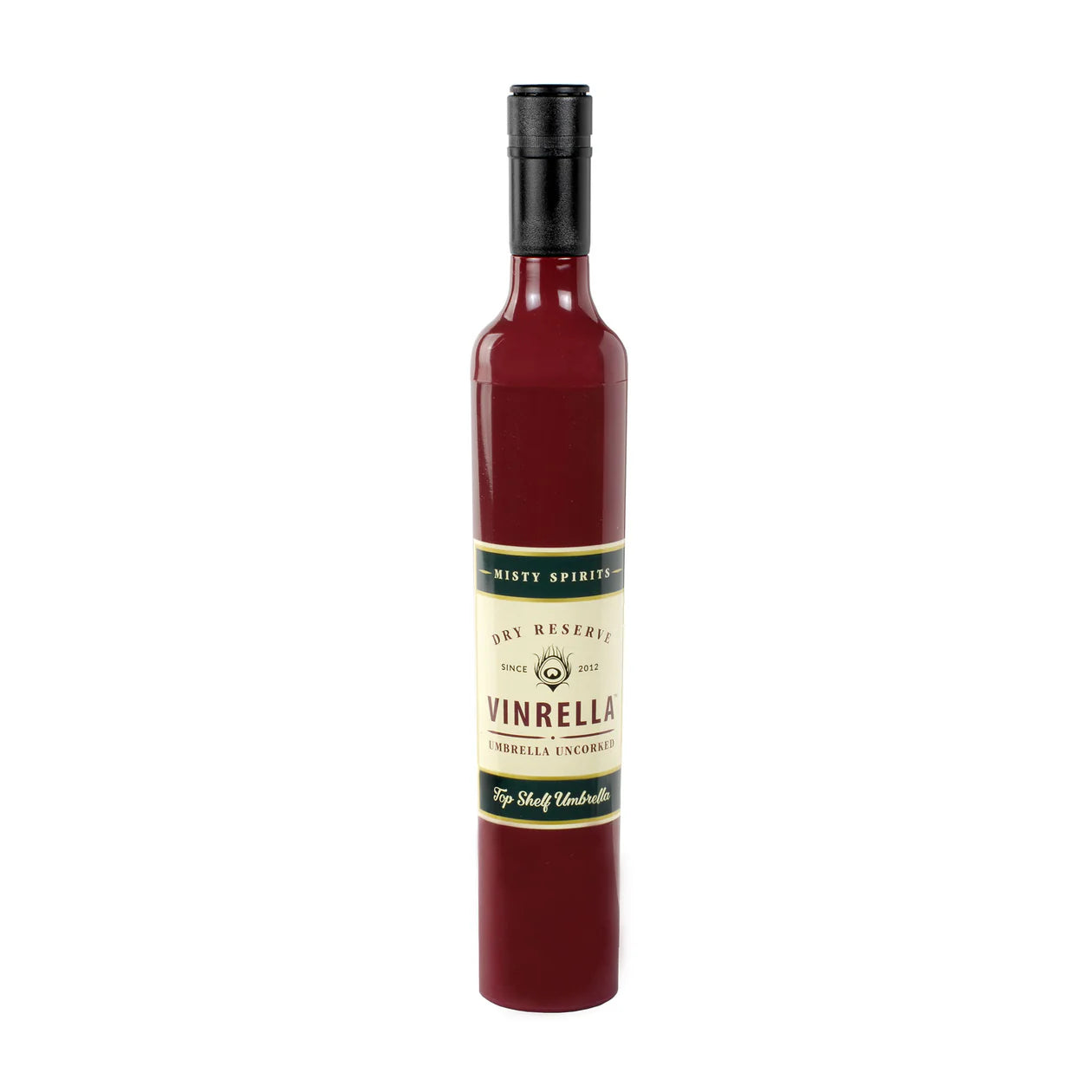 Burgundy Labeled Bottle Umbrella