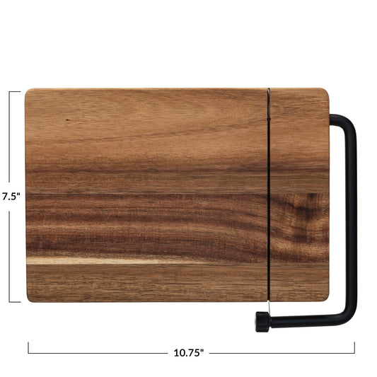 Wood & Stainless Steel Cheese Slicer