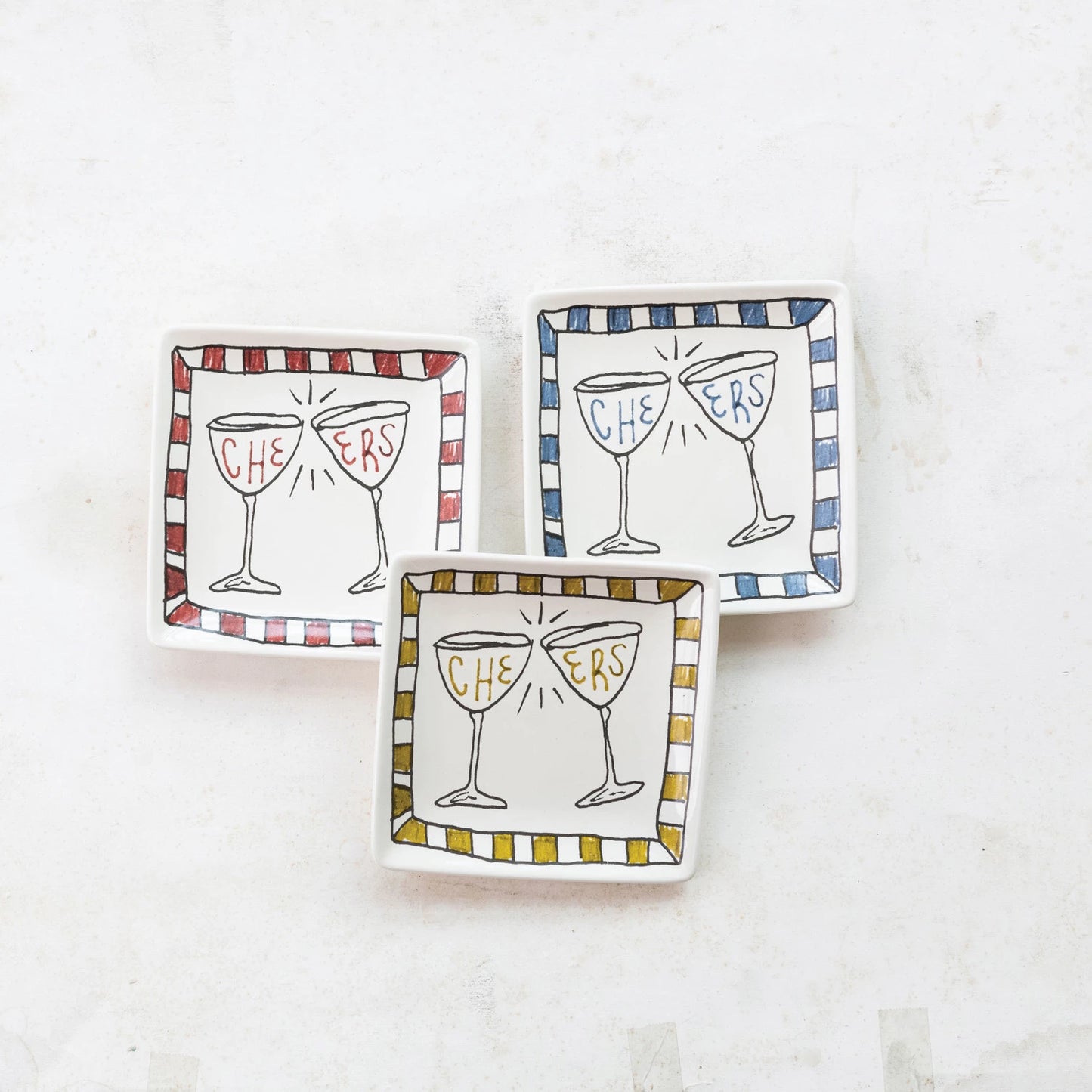 Cheers Cocktail Plate