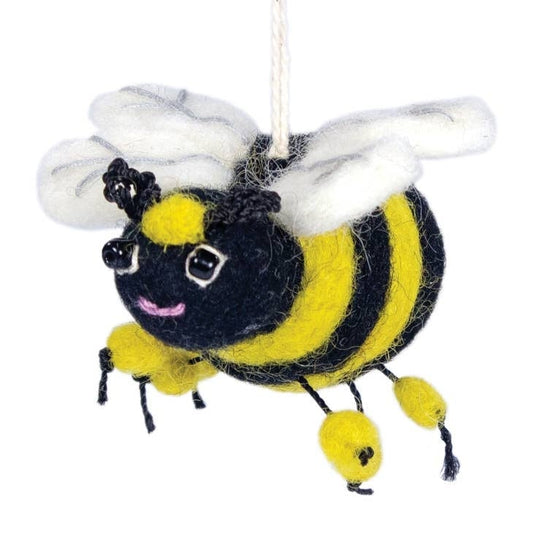 Fair-Trade Honey Bee Felt Ornament