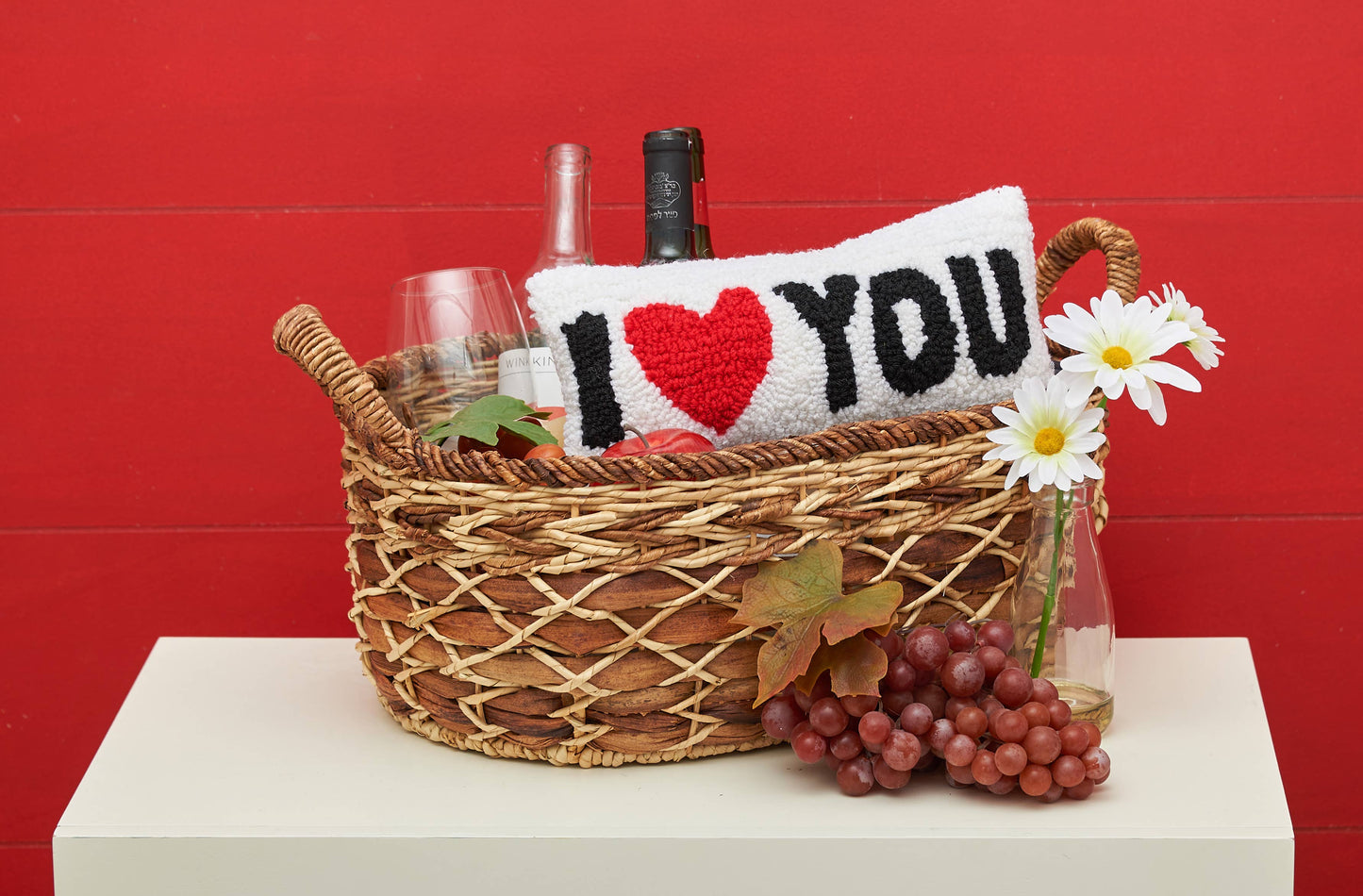 I Heart You Mini Throw Pillow