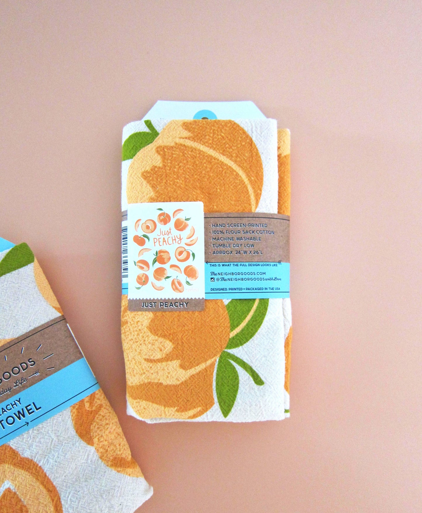 Just Peachy Dish Towel