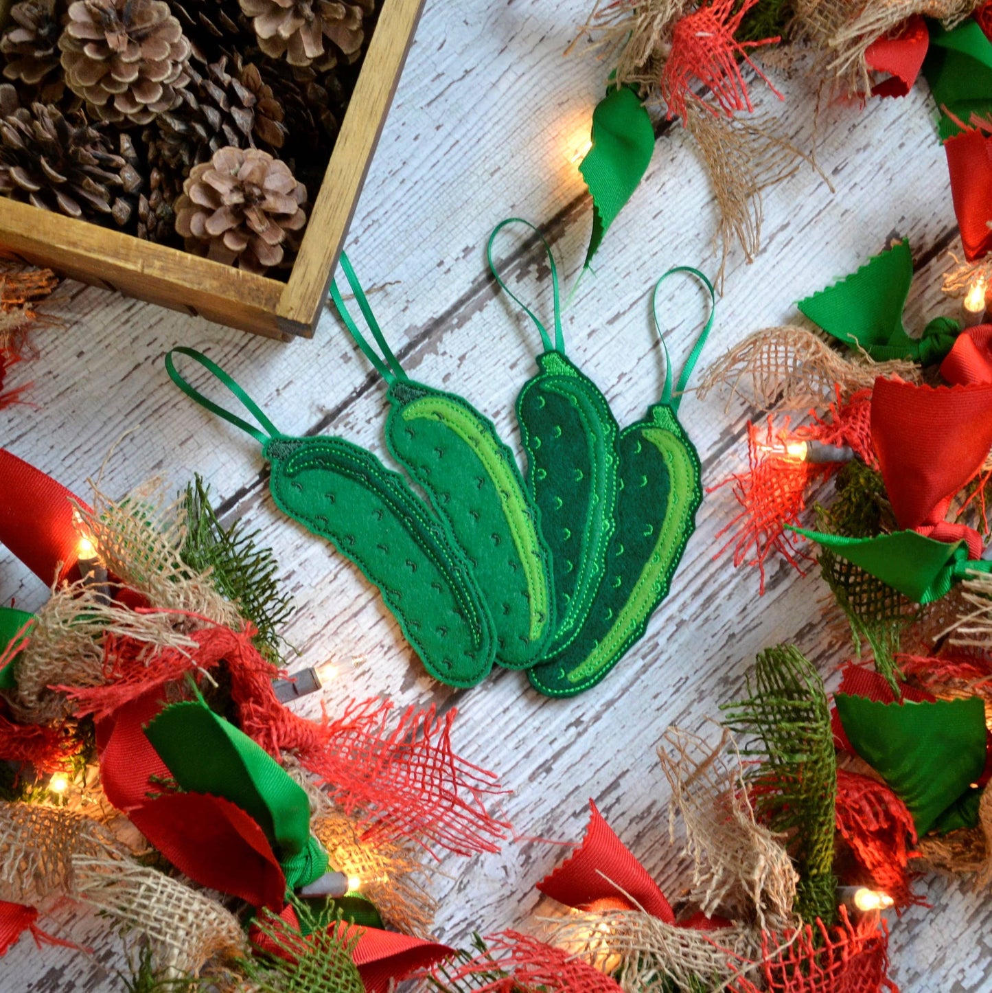 Christmas Pickle Felt Ornament